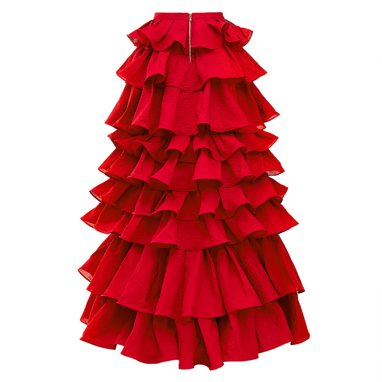 Alistair Maxi Tiered Ruffle Skirt - Mimi Plange